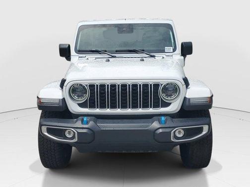 Bright White Clearcoat 2024 Jeep Wrangler 4xe Sahara