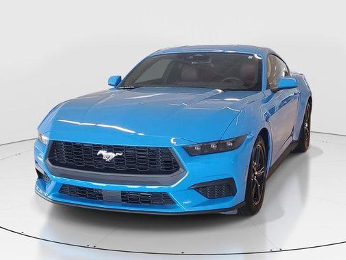 Grabber Blue 2025 Ford Mustang EcoBoost Premium