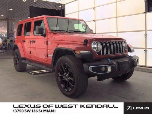Firecracker Red Clearcoat 2024 Jeep Wrangler 4xe Sahara
