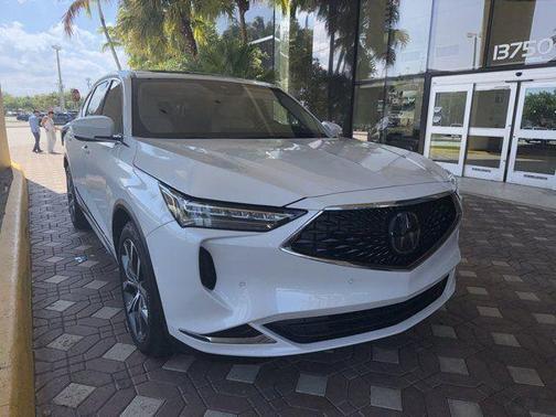 Platinum White Pearl 2024 Acura MDX Technology