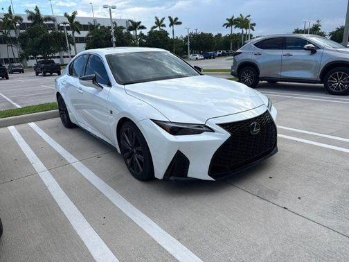Ultra White 2025 Lexus IS 350 F SPORT Design