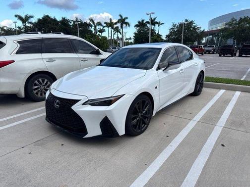Ultra White 2025 Lexus IS 350 F SPORT Design