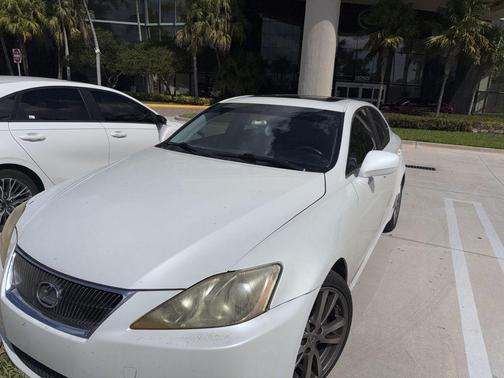 White 2008 Lexus IS 250