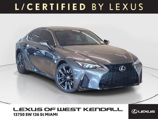 Cloudburst Gray 2024 Lexus IS 350 F SPORT Design