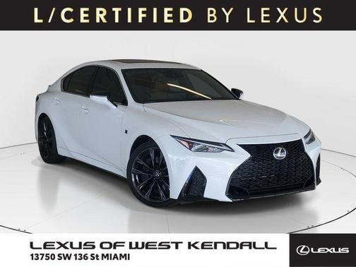 Ultra White 2025 Lexus IS 350 F SPORT Design