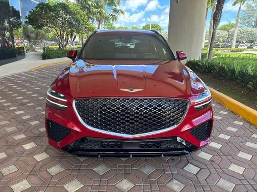 Red 2022 Genesis GV70 3.5T Sport