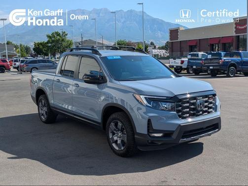Gray 2024 Honda Ridgeline TrailSport