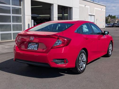 Red 2016 Honda Civic LX