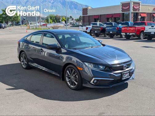 Modern Steel Metallic 2020 Honda Civic EX-L