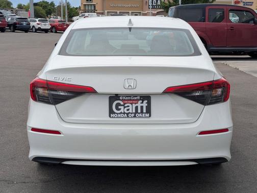Platinum White Pearl 2023 Honda Civic EX
