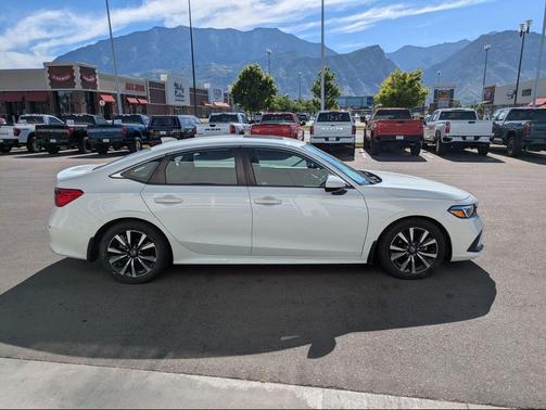 Platinum White Pearl 2023 Honda Civic EX