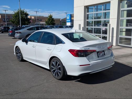Platinum White Pearl 2023 Honda Civic EX