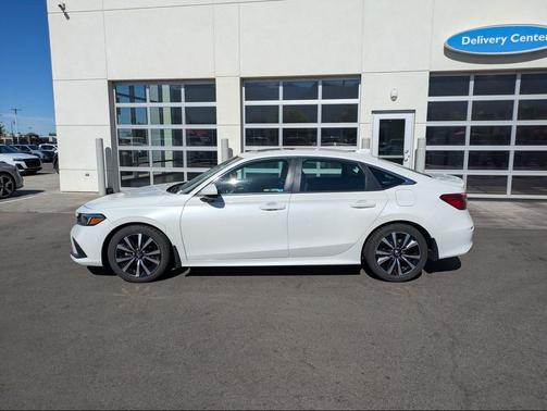 Platinum White Pearl 2023 Honda Civic EX