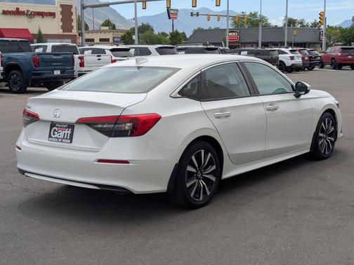 Platinum White Pearl 2023 Honda Civic EX