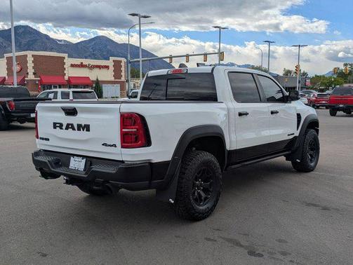 Bright White Clearcoat 2025 RAM 1500 RHO Crew Cab 4x4 5'7' Box