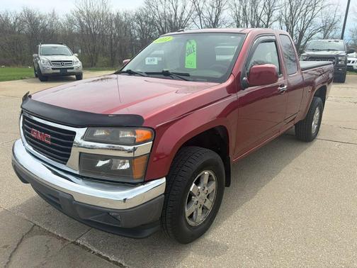 Red 2011 GMC Canyon SLE
