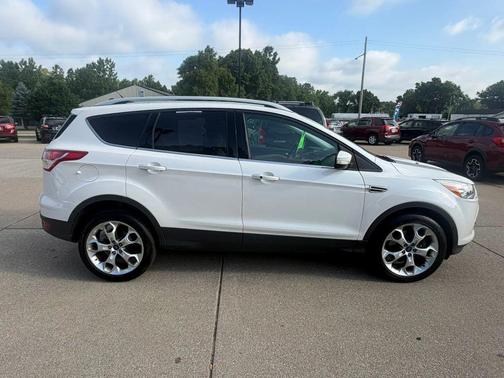 White Platinum Tricoat 2014 Ford Escape Titanium