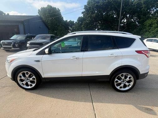 White Platinum Tricoat 2014 Ford Escape Titanium