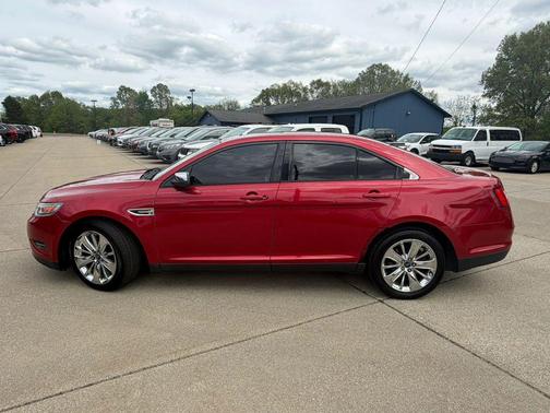 Red 2010 Ford Taurus Limited