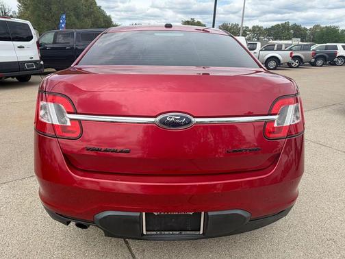 Red 2010 Ford Taurus Limited