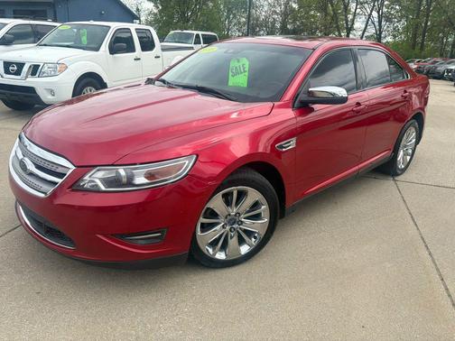 Red 2010 Ford Taurus Limited