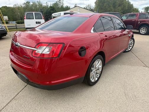 Red 2010 Ford Taurus Limited