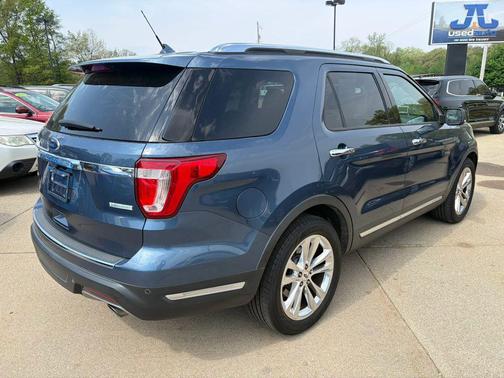 Blue Metallic 2018 Ford Explorer Limited