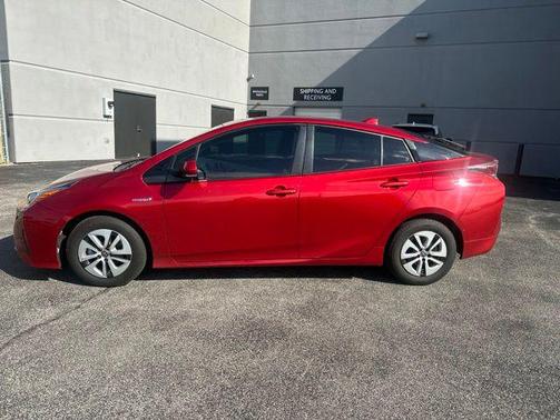 Red 2017 Toyota Prius Four