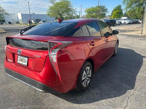 Red 2017 Toyota Prius Four