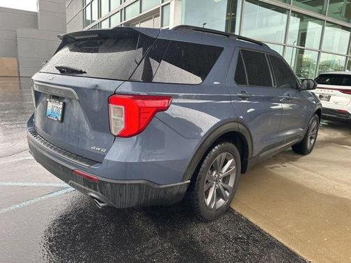Infinite Blue Metallic Tinted Clearcoat 2021 Ford Explorer XLT