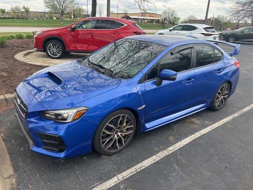 Blue Pearl 2021 Subaru WRX STI Limited w/Wing