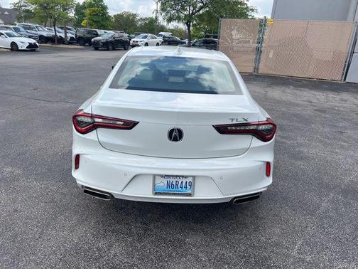 Platinum White Pearl 2025 Acura TLX Technology