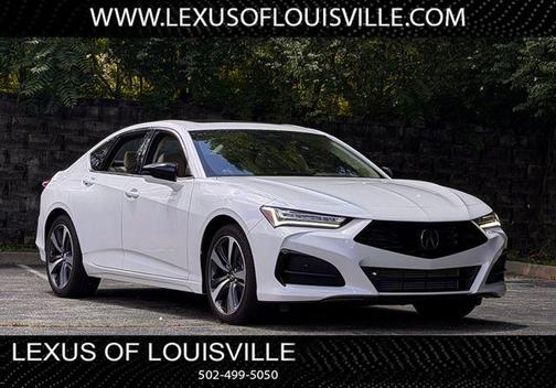 Platinum White Pearl 2025 Acura TLX Technology