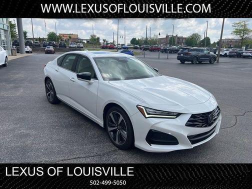 Platinum White Pearl 2025 Acura TLX Technology