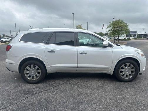 White Frost Tricoat 2017 Buick Enclave Premium