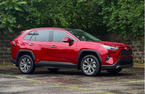 Ruby Flare Pearl 2023 Toyota RAV4 Hybrid Limited
