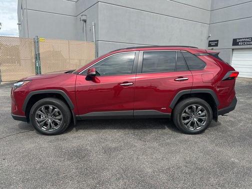 Ruby Flare Pearl 2023 Toyota RAV4 Hybrid Limited
