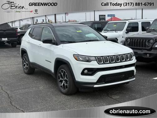 Bright White Clearcoat 2025 Jeep Compass Limited