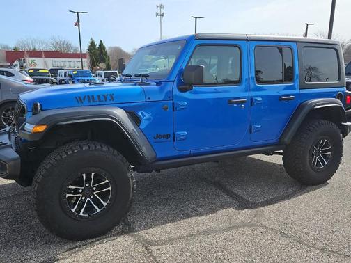 Hydro Blue Pearlcoat 2025 Jeep Wrangler Sport