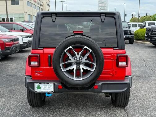 Firecracker Red Clearcoat 2024 Jeep Wrangler 4xe Sport