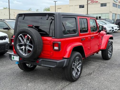 Firecracker Red Clearcoat 2024 Jeep Wrangler 4xe Sport