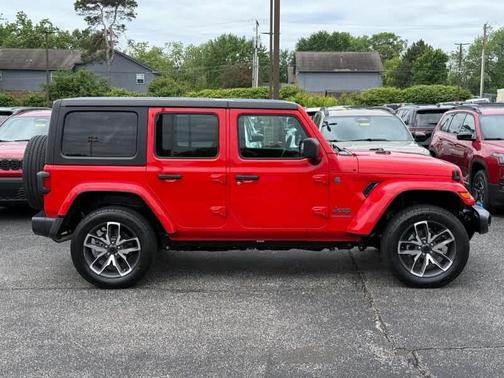 Firecracker Red Clearcoat 2024 Jeep Wrangler 4xe Sport