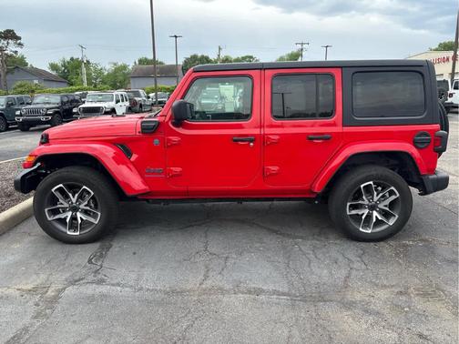 Firecracker Red Clearcoat 2024 Jeep Wrangler 4xe Sport