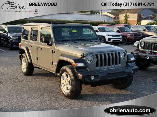 Sting Gray Clearcoat 2021 Jeep Wrangler Unlimited Sport