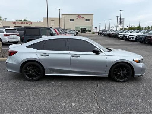 Solar Silver Metallic 2025 Honda Civic Sport