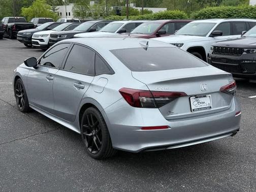 Solar Silver Metallic 2025 Honda Civic Sport