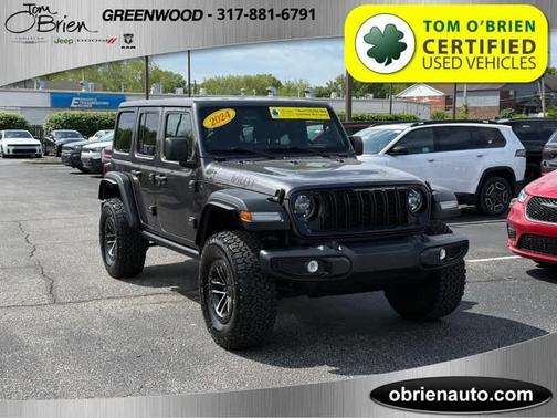 Granite Crystal Clearcoat Metallic 2024 Jeep Wrangler Sport