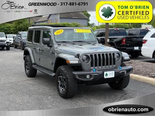 Sting Gray Clearcoat 2023 Jeep Wrangler 4xe Rubicon