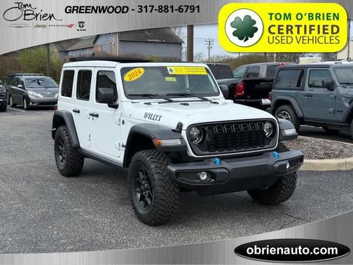 Bright White Clearcoat 2024 Jeep Wrangler 4xe Sport