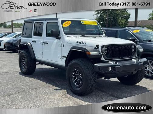 Bright White Clearcoat 2024 Jeep Wrangler Sport